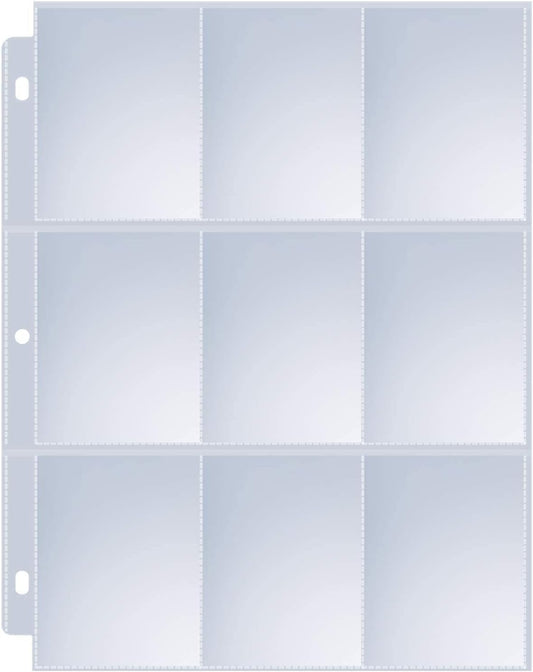 9 Pocket Page Protectors 36 Pack