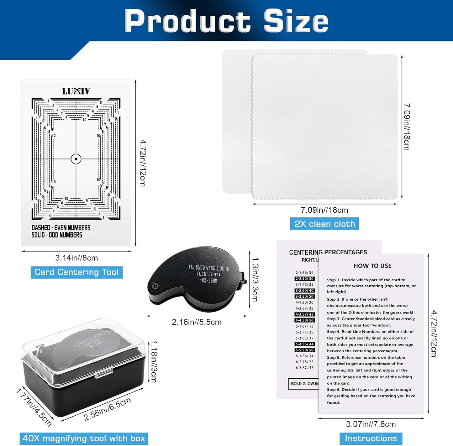 Card Centering Tools for grading