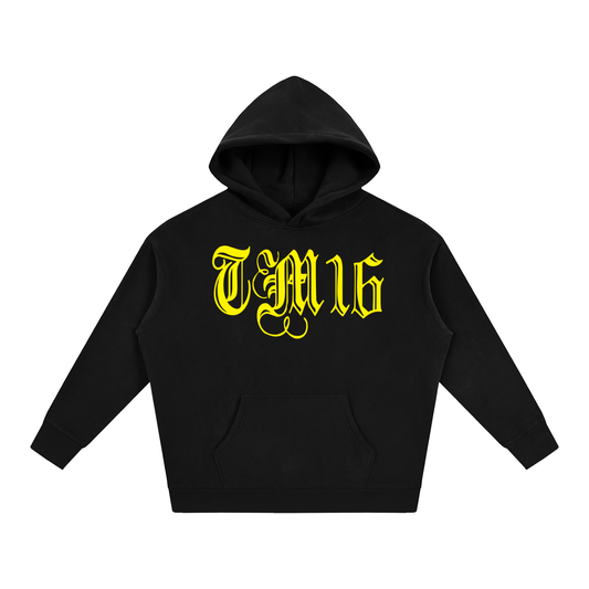 TM16,Hoodie,Black,Gold,Street,Wear