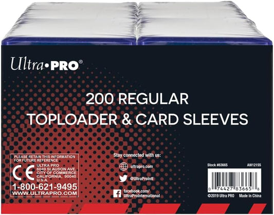 Ultra-Pro Top Loaders 3x4 (200 ct)