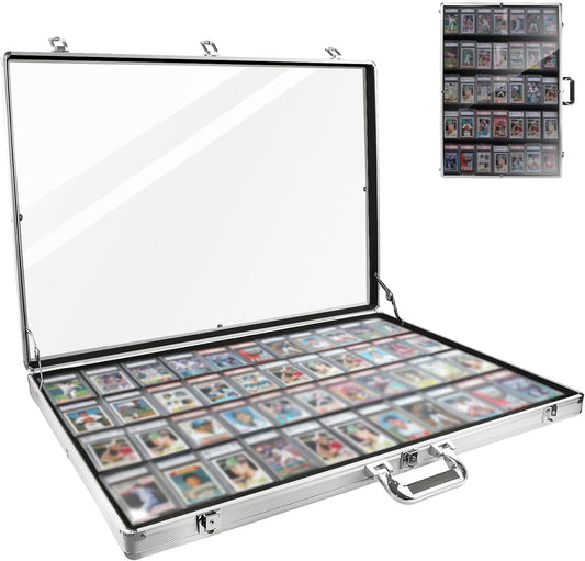 34 in X 22 in Silver Card Show Display Case