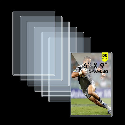 50ct 6x9 Top Loaders -JUMBO CARDS
