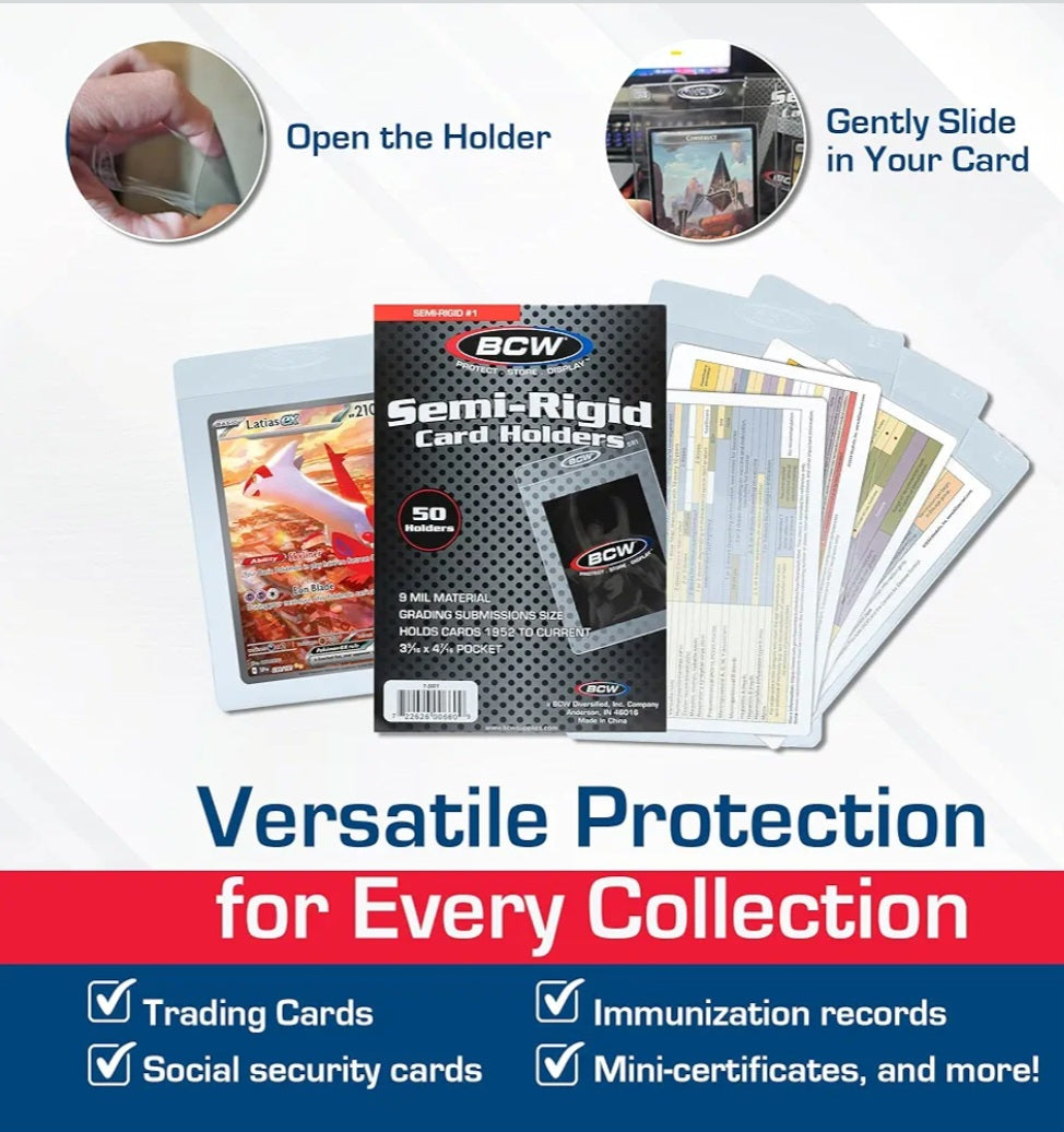 Semi Rigid Card holders