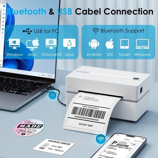 Bluetooth Thermal Label  Printer